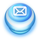 Button Blue Mail Icon