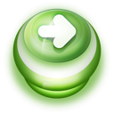 Button Green Arrow Right Icon