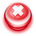 Button Red Cancel Icon