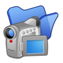 Folder blue videos Icon