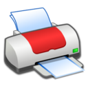 Hardware Printer Red Icon