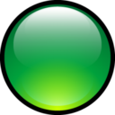 Aqua Ball Green Icon