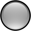 Button Blank Gray Icon