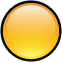 Button Blank Yellow Icon