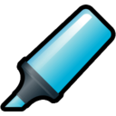 Highlighter Blue Icon