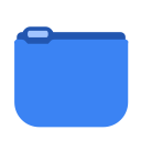 System blue folder Icon