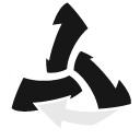 Trash Arrows Empty Icon