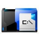 folder msdos application Icon
