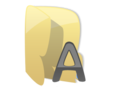Fonts folder Icon