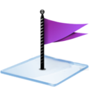 Windows 7 flag purple Icon