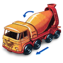 Foden Concrete Truck with Movement Icon