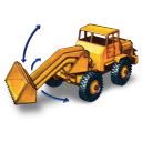 Hatra Tractor Shovel with Movement Icon