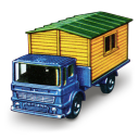 Truck with Site Office Icon