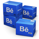 Behance Shipping Box Icon