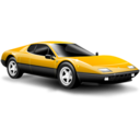 Classic car yellow Icon