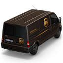 UPS Van Back Icon