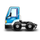 City Truck blue Icon