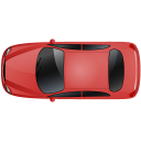 Car Top Red Icon