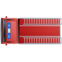 Fire Truck Top Red Icon