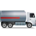 FuelTank Truck Right Grey Icon