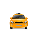 Taxi Front Yellow Icon