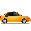 Taxi Right Yellow Icon