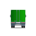 Truck Back Green Icon