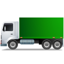 Truck Left Green Icon