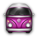VW Bulli Purple Icon