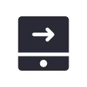 Mobile file transfer Icon