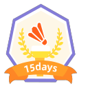Additional task achievement 15 days Icon