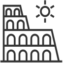 Architecture Rome Arena Icon