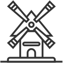 Building house windmill Icon