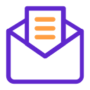 Business Icons_Document Email Icon