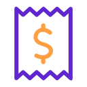 Business Icons_Dollar Receipt Icon