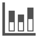 stacked column chart Icon