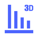 3D histogram Icon