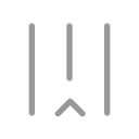 Folding (vertical) Icon