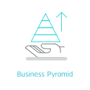Business pyramid Icon