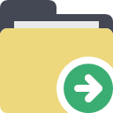 folder-arrow-right Icon
