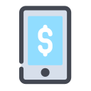 Mobile online banking Icon