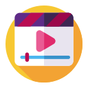 Faceted video file Icon