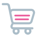 Shopping cart management Icon