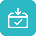 Purchase arrival and warehousing svg Icon