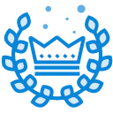 Crown, badge, honor Icon