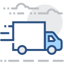 Truck, express delivery, distribution, logistics Icon