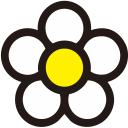 Flower daisy chrysanthemum white flower Icon