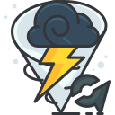 Electric Tornado Icon