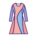 Long sleeved dress Icon