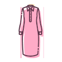 Long sleeved dress Icon
